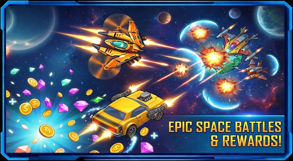 Chariot Idle Bulwark - Epic Space Battles & Rewards