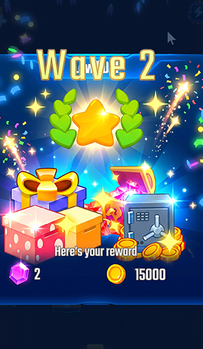Chariot Idle Bulwark reward screen